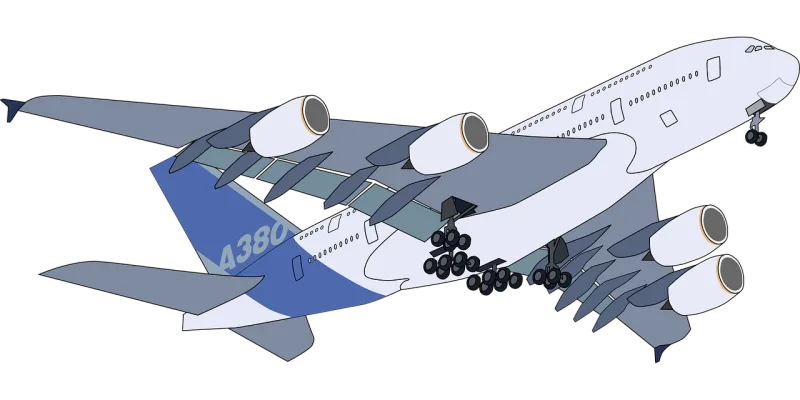 Airbus Airplane Plane Stickdatei – Kinder