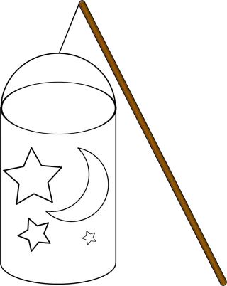 Lantern St martin Candle lights Stickdatei – Natur
