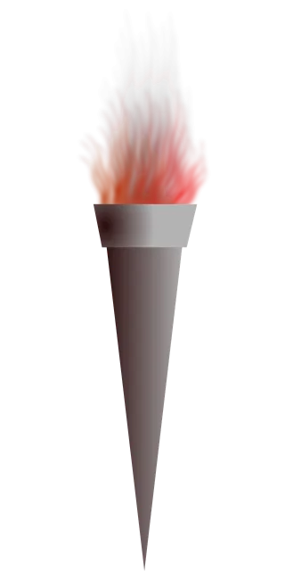 Torch Fire Flame Stickdatei