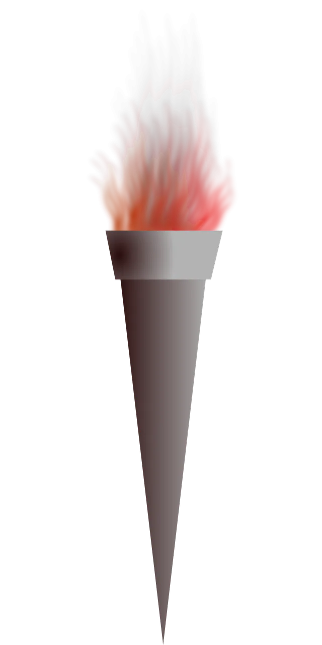 Torch Fire Flame Stickdatei – Fahrzeuge