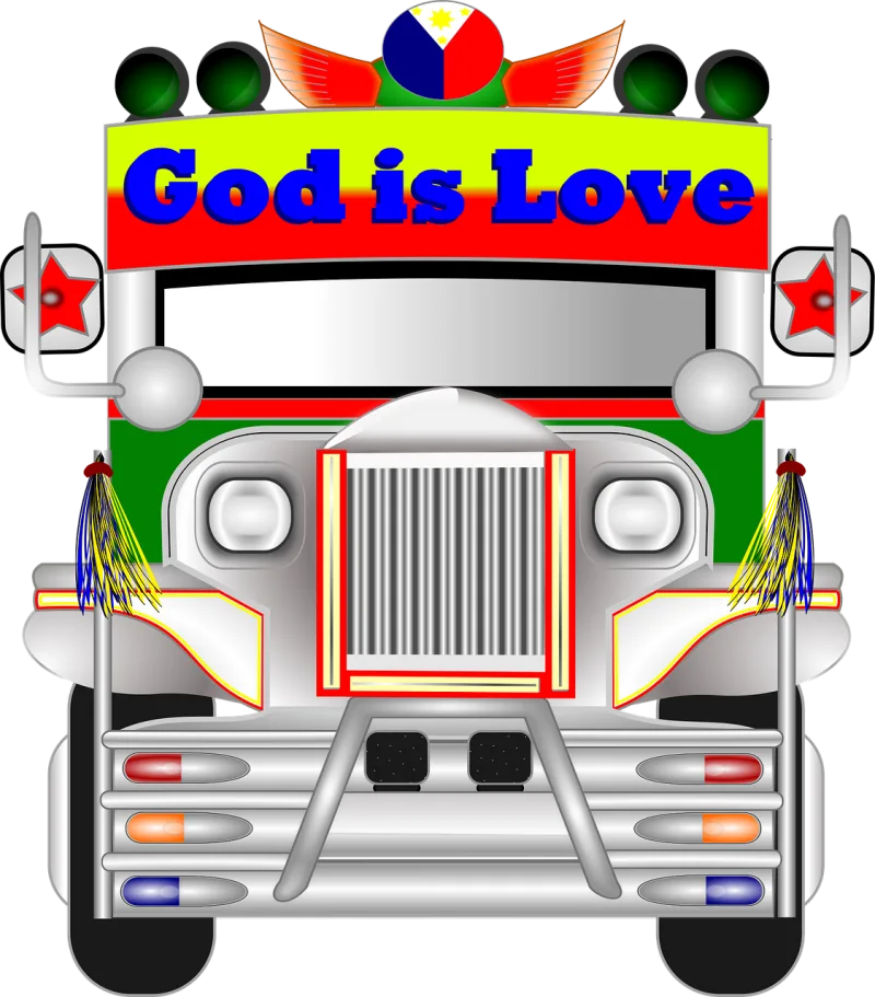 Philippines Bus Automobile Stickdatei – Fahrzeuge