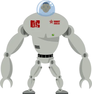 Robot Android Suit Stickdatei