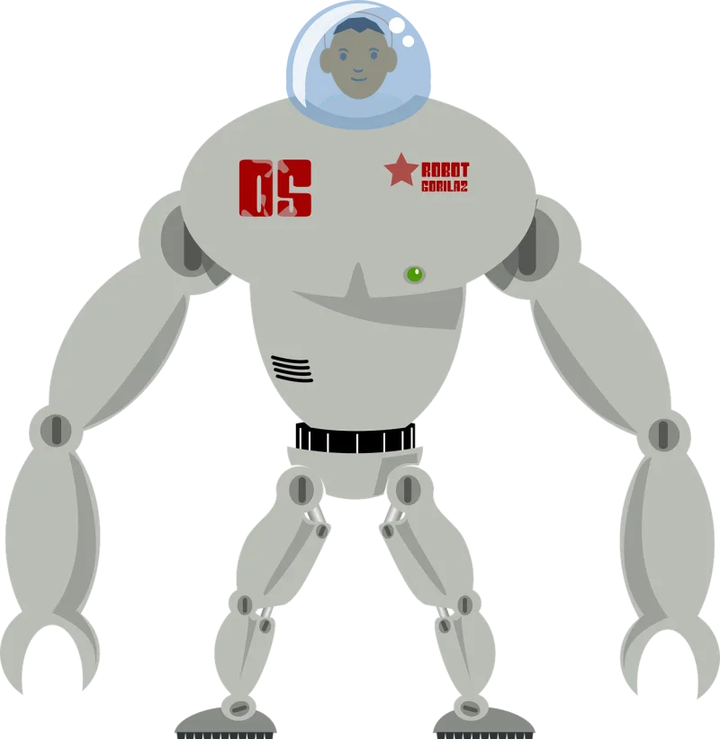 Robot Android Suit Stickdatei – Kinder