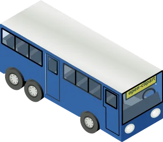 Bus Vehicle Public transport Stickdatei