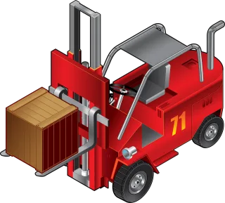 Forklift Fork-lift truck Truck Stickdatei