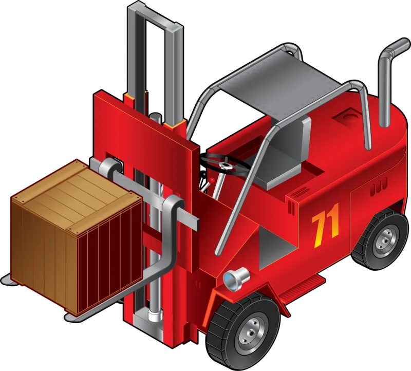 Forklift Fork-lift truck Truck Stickdatei – Fahrzeuge