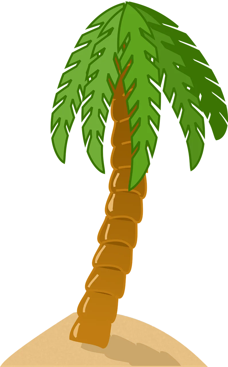 Palm tree Palm Tree Stickdatei – Natur