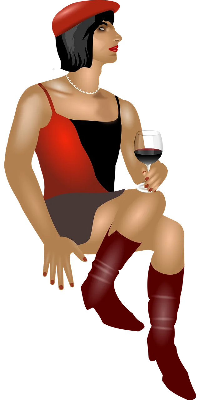 Transgender Queer Transvestite Stickdatei – Essen & Trinken
