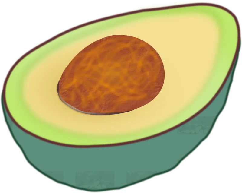 Avocado Food Cut Stickdatei – Essen & Trinken