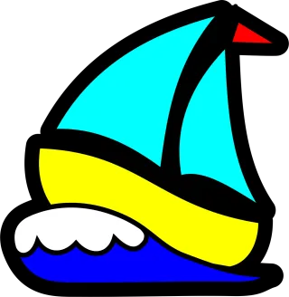 Sailing boat Toy Boat Stickdatei