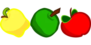 Apples Fruit Vitamins Stickdatei – Essen & Trinken