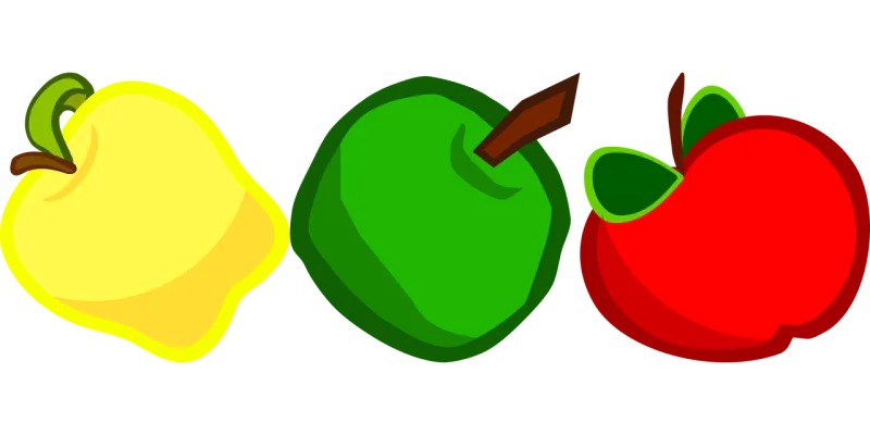 Apples Fruit Vitamins Stickdatei – Essen & Trinken