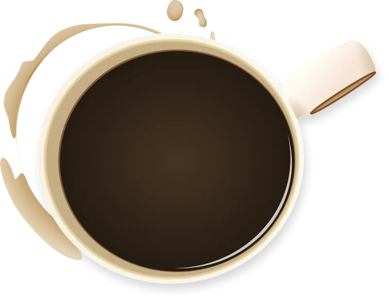 Coffee Cup Stain Stickdatei – Essen & Trinken
