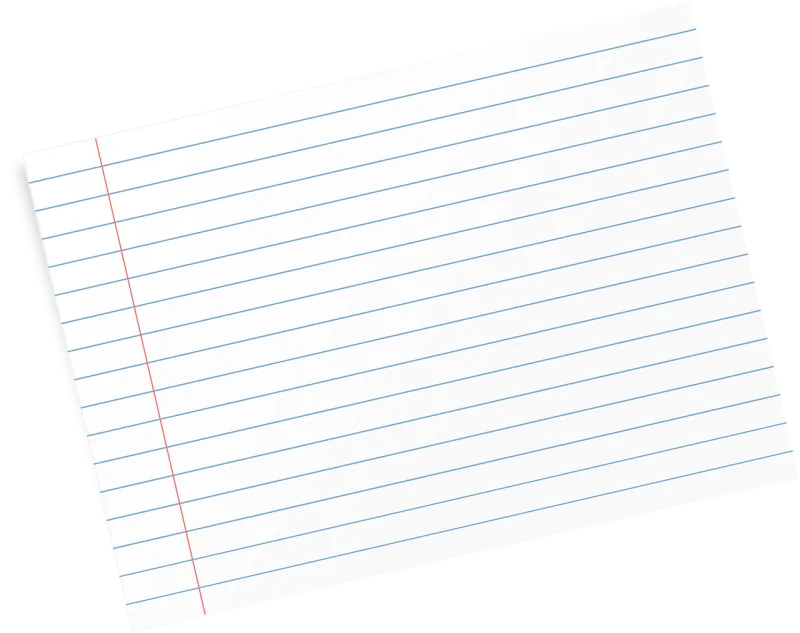 Flash card Paper Lines Stickdatei – Musik