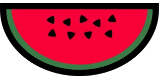 Melon Fruit Food Stickdatei