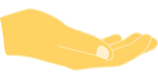 Hand Give Palm Stickdatei