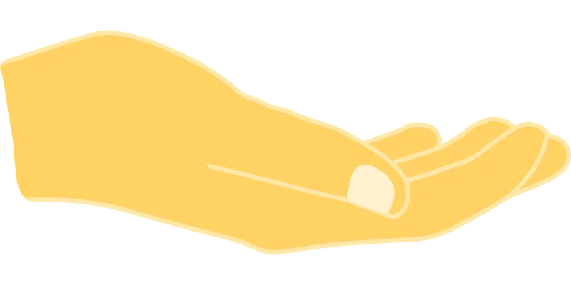 Hand Give Palm Stickdatei – Natur