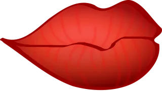 Lips sensual Kiss Love Stickdatei