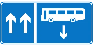 Bus Road sign Roadsign Stickdatei
