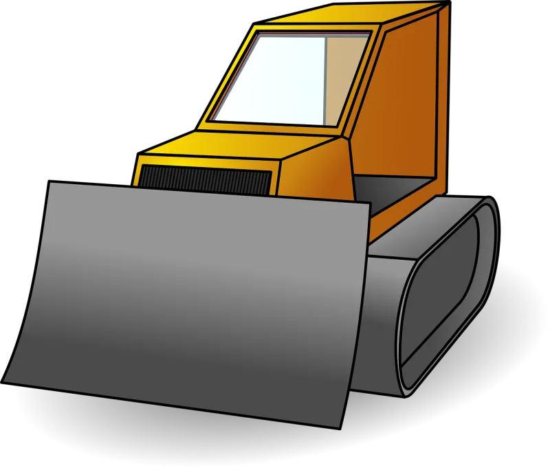 Bulldozer Vehicle Construction site Stickdatei – Fahrzeuge