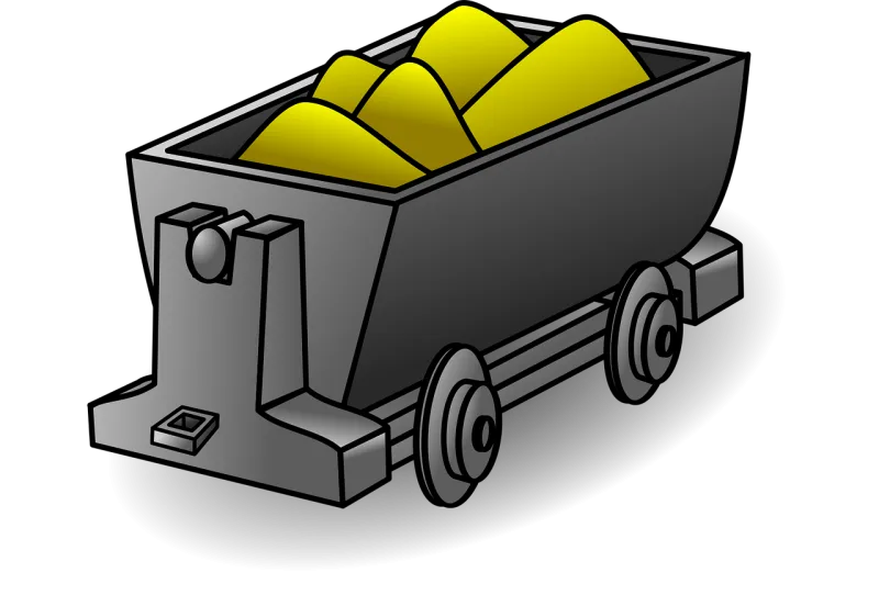 Train Wagon Gold Stickdatei – Fahrzeuge