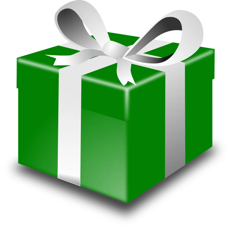 Present Gift Green Stickdatei – Weihnachten