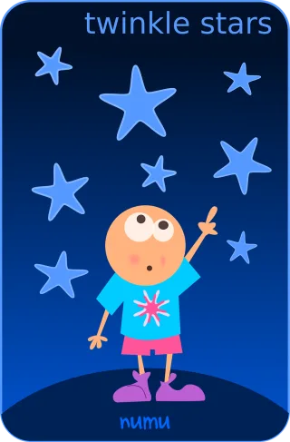 Star Boy Child Stickdatei