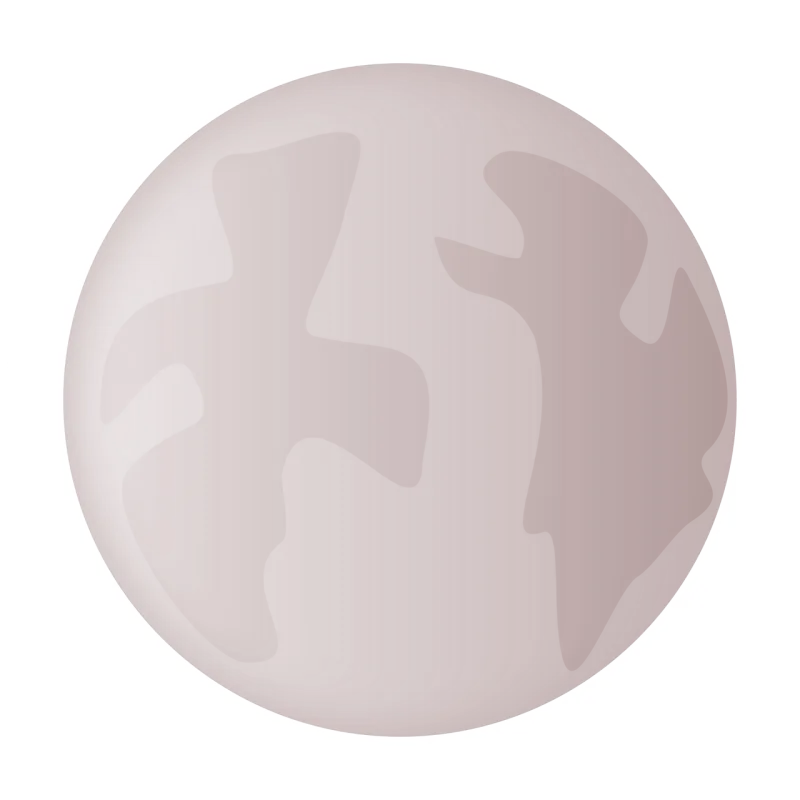 Moon Planet Globe Stickdatei – Natur