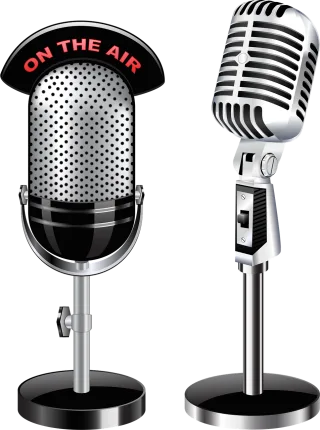 Microphones Radio Sound Stickdatei – Musik