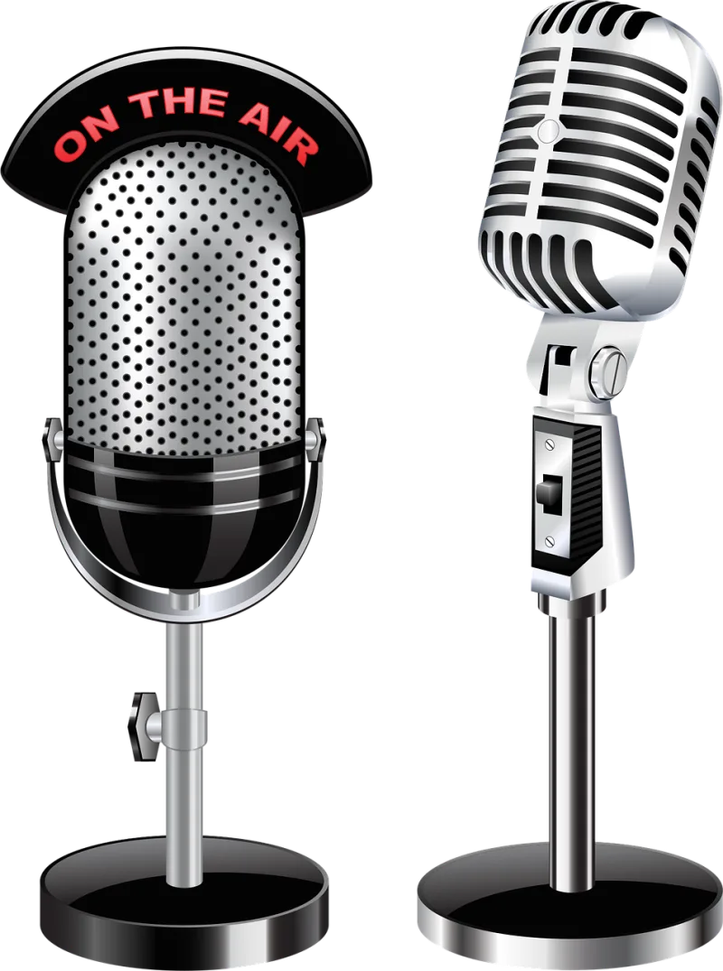 Microphones Radio Sound Stickdatei – Musik