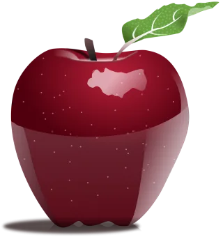 Apple Red Food Stickdatei