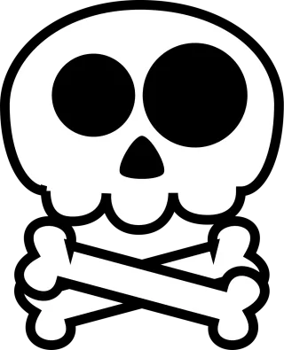 Death's head Skull Skull and crossbones Stickdatei