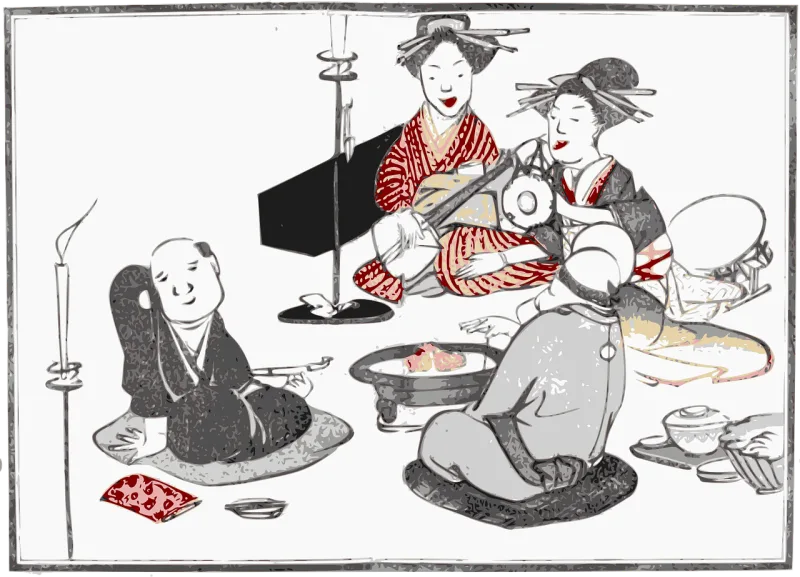Entertainment Geisha Happy Stickdatei – Musik
