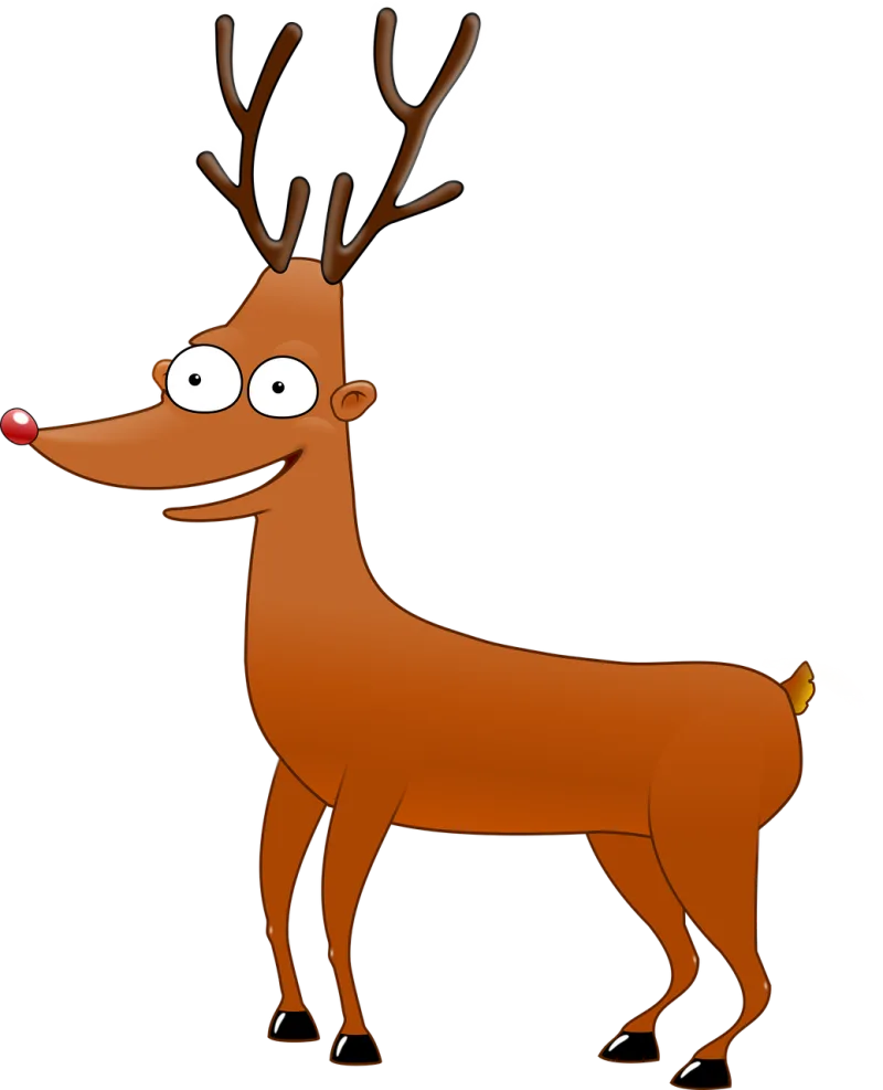 Antlers Christmas Deer Stickdatei – Weihnachten