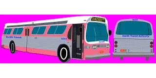 Bus Public transport Transportation Stickdatei