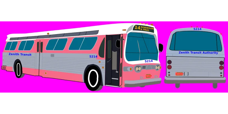 Bus Public transport Transportation Stickdatei – Fahrzeuge