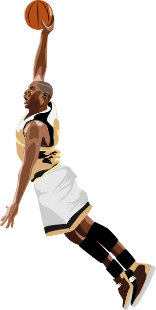 Basketball Dunking Nba Stickdatei