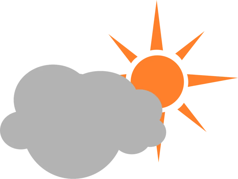 Cloud Sun Nature Stickdatei – Natur