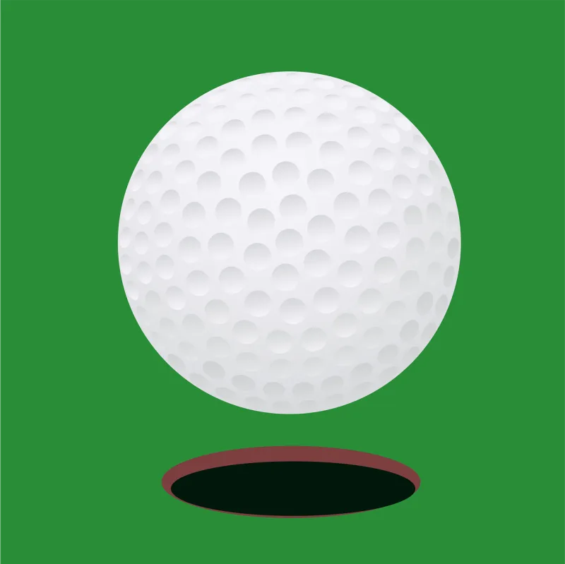 Ball Golf Field Stickdatei – Sport