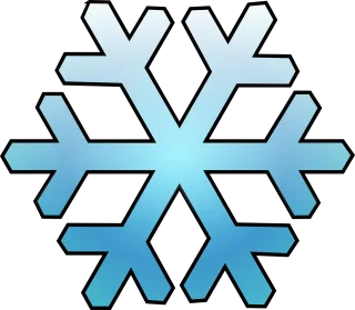 Cold Snow Snowflake Stickdatei