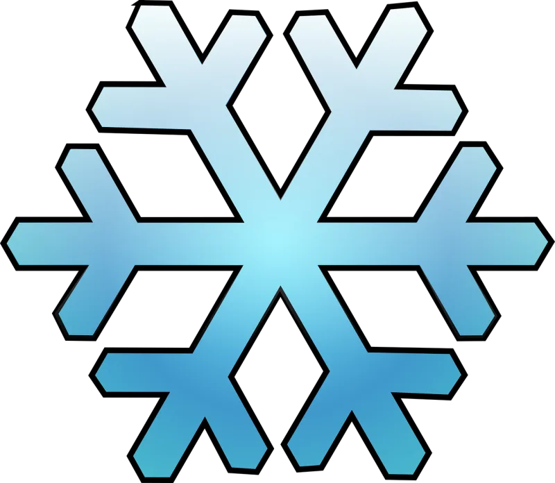 Cold Snow Snowflake Stickdatei – Weihnachten
