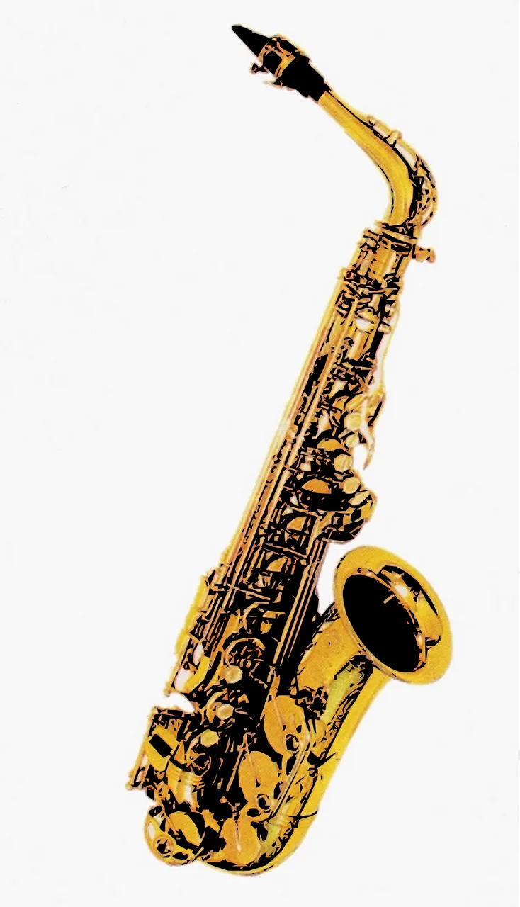 Saxophone Gama Gamut Stickdatei – Musik