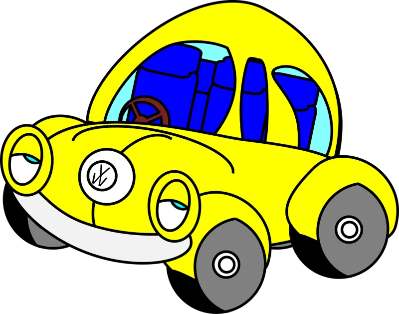 Beetle Car Sleepy Stickdatei – Tiere
