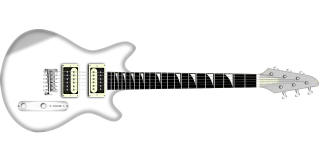 Music Guitar Instrument Stickdatei