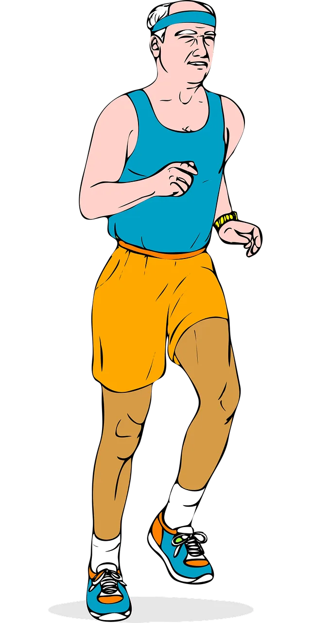 Jogger Jogging Man Stickdatei – Sport
