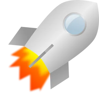 Space ship Rocket Flight Stickdatei