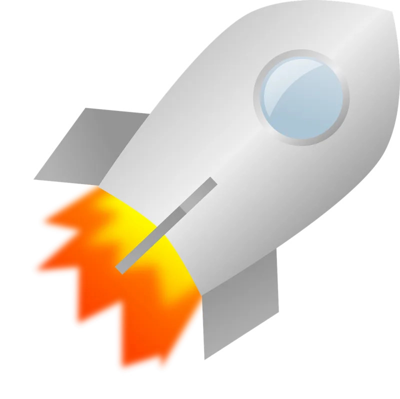 Space ship Rocket Flight Stickdatei – Kinder