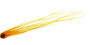 Meteor Shooting star Debris Stickdatei