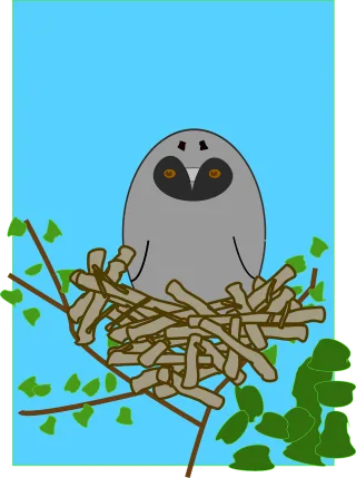 Owl Bird Nature Stickdatei