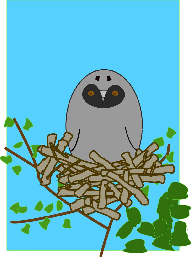 Owl Bird Nature Stickdatei – Tiere
